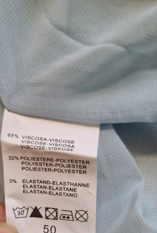 Vestito Anna Moda floreale azzurro
