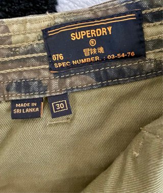 Superdry Pantalones Cortos Cargo Militar