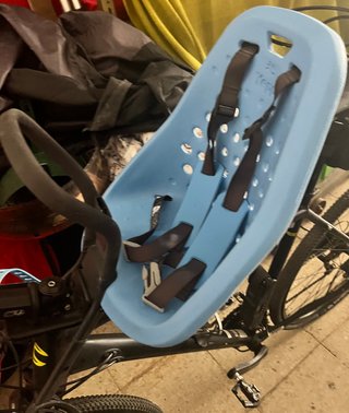 Silla Portabebés Bicicleta Azul