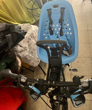 Silla Portabebés Bicicleta Azul