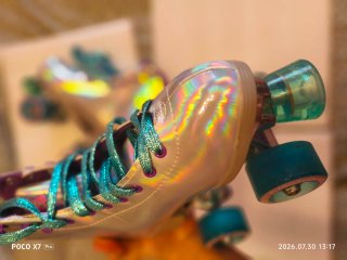 Patines Flamingueo Holográficos Talla M