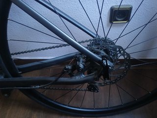 Bicicleta Triban RC500 convertida a RC520