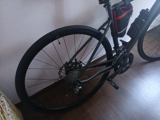 Bicicleta Triban RC500 convertida a RC520