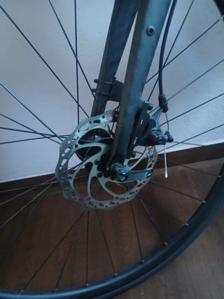 Bicicleta Triban RC500 convertida a RC520