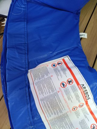 Cubierta Borde Cama Elástica Arebos 183cm