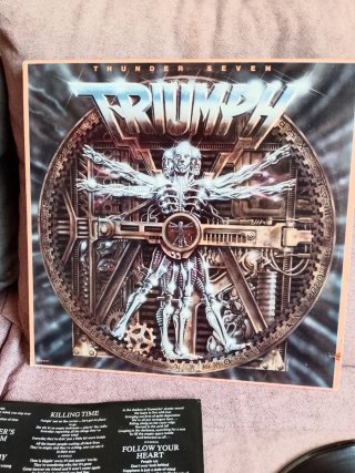 TRIUMPH thunder Seven 1984 LP vinilo ed. USA
