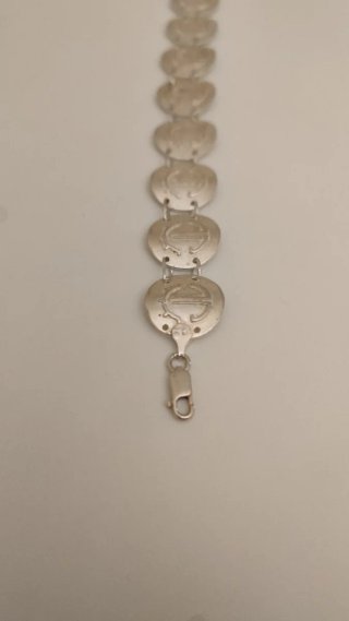 Pulsera Plata Ley 925 Circulares