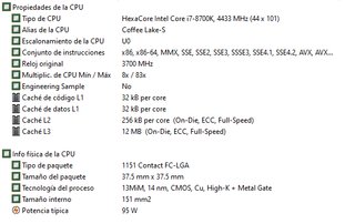 MSI Z370 M5 + i7 8700K + 64GB DDR4 + Disipador