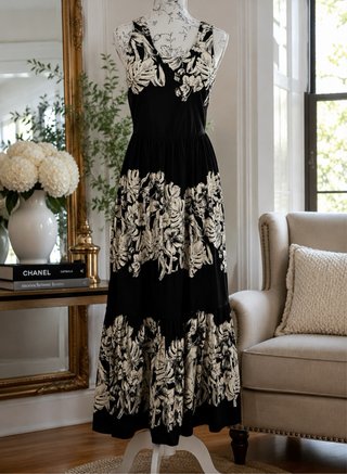 TwinSet Abito Lungo Floreale Boho Nuovo