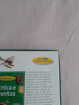Libro juego educativo Técnicas e inventos