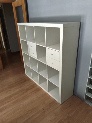 Estantería modular blanca
