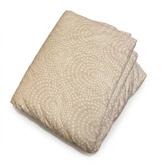 Colcha cama 90 rosa palo y blanco (Tramas)