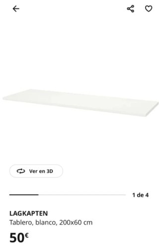 Mesa de escritorio IKEA LAGKAPTEN