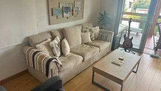 Sofá Ikea Beige Tela