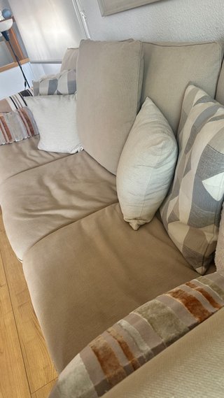 Sofá Ikea Beige Tela