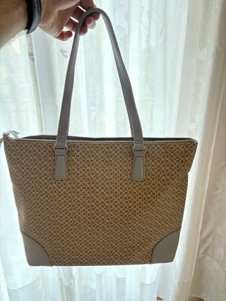 Borsa Carpisa donna fantasia grigio/blu NUOVA