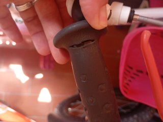 Bicicleta infantil naranja 4/5 años