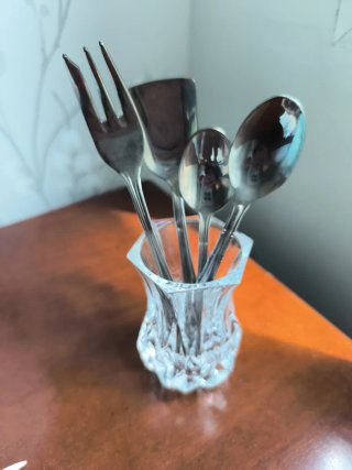 Juego cubiertos Solairelli italiano acero inox.