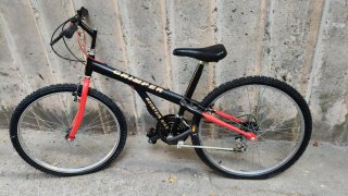 Mountain Bike Grimper Nera e Rossa