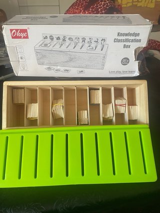 Juego Clasificación Montessori Madera