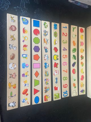 Juego Clasificación Montessori Madera