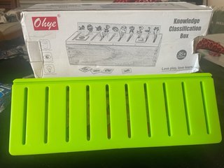 Juego Clasificación Montessori Madera