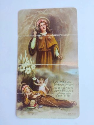 Lotto religione dedicato a Santa Rosalia.