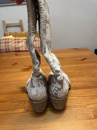 Stivali Cowboy Pelle Serpente Taglia 40 Spagna