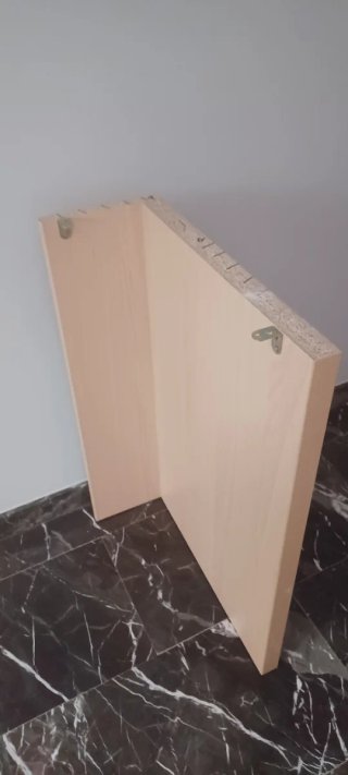 Mesa de estudio madera y metal