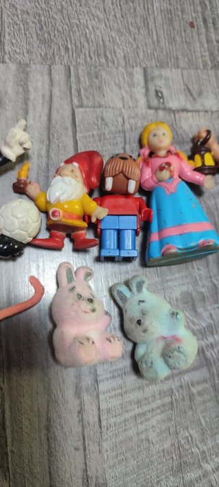 Lote Figuras PVC Vintage Mickey + Maquinita
