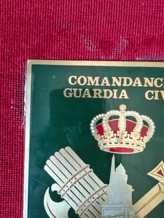 Metopa Guardia Civil La Coruña