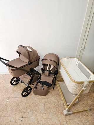 Cochecito 2 en 1 CARRELLO Vector F capazo plegable