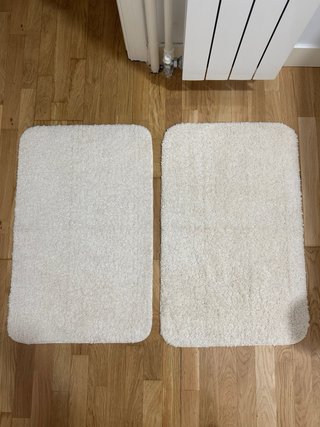 2 Alfombras de rizo ultra suaves Como nuevas