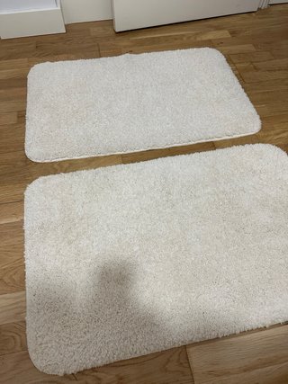 2 Alfombras de rizo ultra suaves Como nuevas