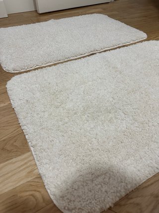 2 Alfombras de rizo ultra suaves Como nuevas