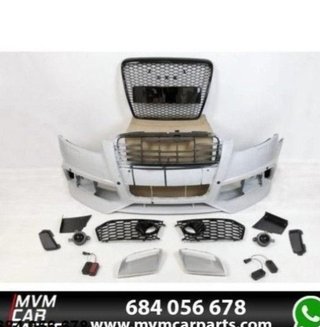 Paragolpes Delantero Audi A6 C6 2009-2012 Look RS6