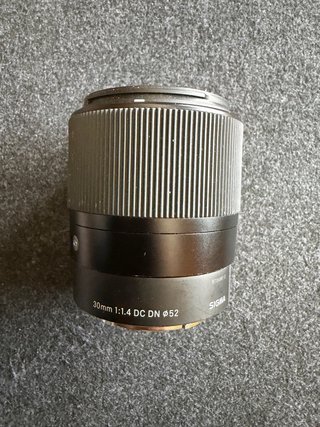Sigma 30mm f1.4 Sony E + 2 adaptadores filtro nd