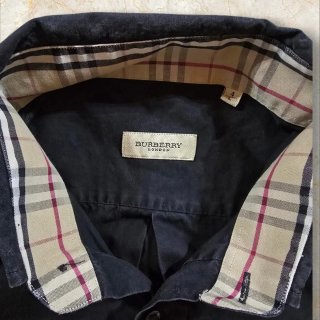 Camicia Burberry London Uomo Nera XL