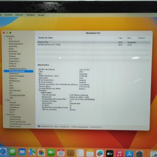 MacBook Pro 16GB RAM 512GB SSD