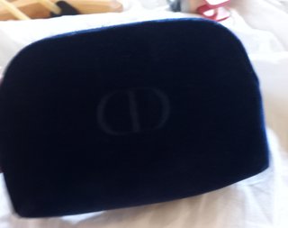 Pochette Dior velluto blu
