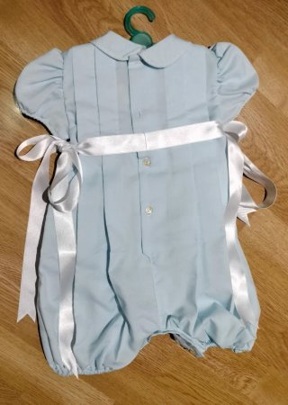 Conjunto bebé azul smock