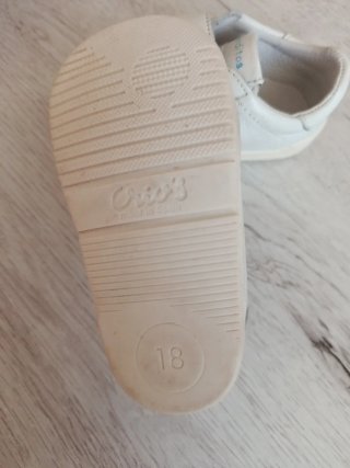 Deportivas Blanditos Blancas Velcro Talla 20