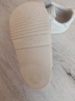 Deportivas Blanditos Blancas Velcro Talla 20