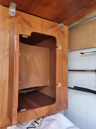 Mueble mesa máquina coser madera
