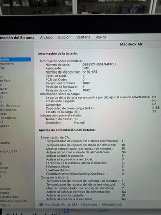 MacBook Air 2020 i7 16GB RAM 512GB SSD