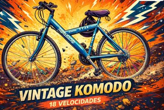 Bicicleta Vintage Komodo 18v + Casco