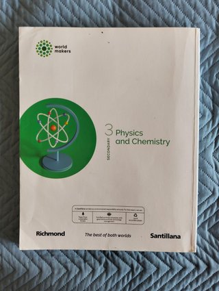 LIBRO3o ESO PHYSICS AND CHEMISTRY. ED SANTILLANA