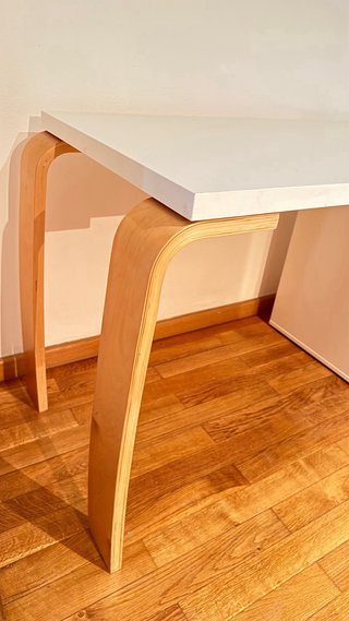 Escritorio IKEA Blanco y Madera