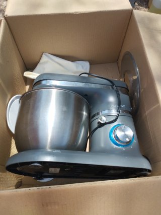 Amasadora MYWAVE gris con bol