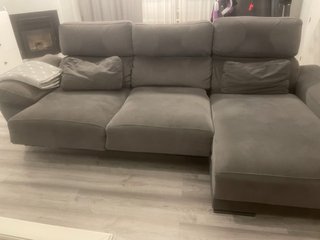 Sofá chaise longue 4 plazas extensible